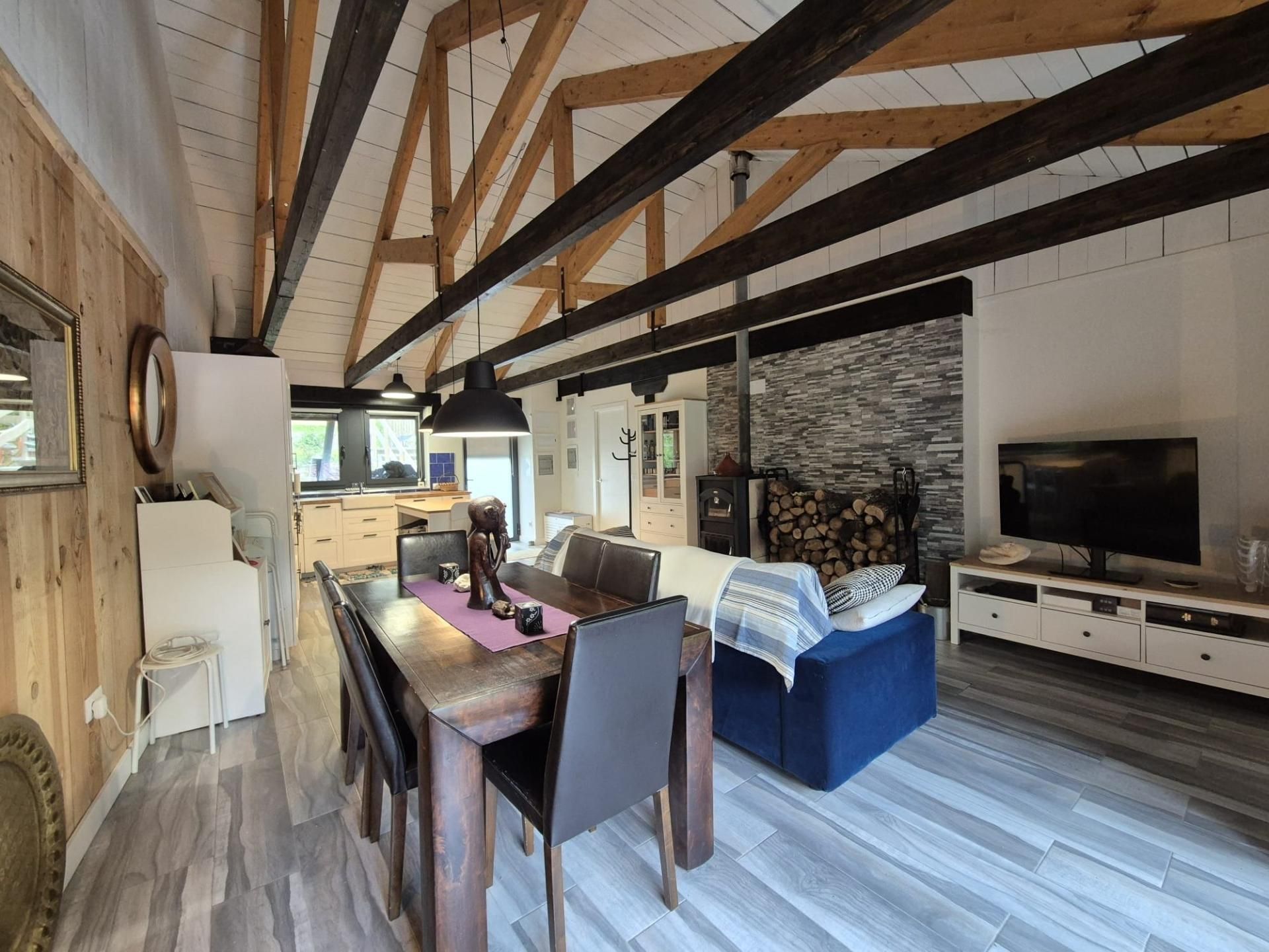 Living room of Country house for sale in Posada de Valdeón  with Heating and Balcony