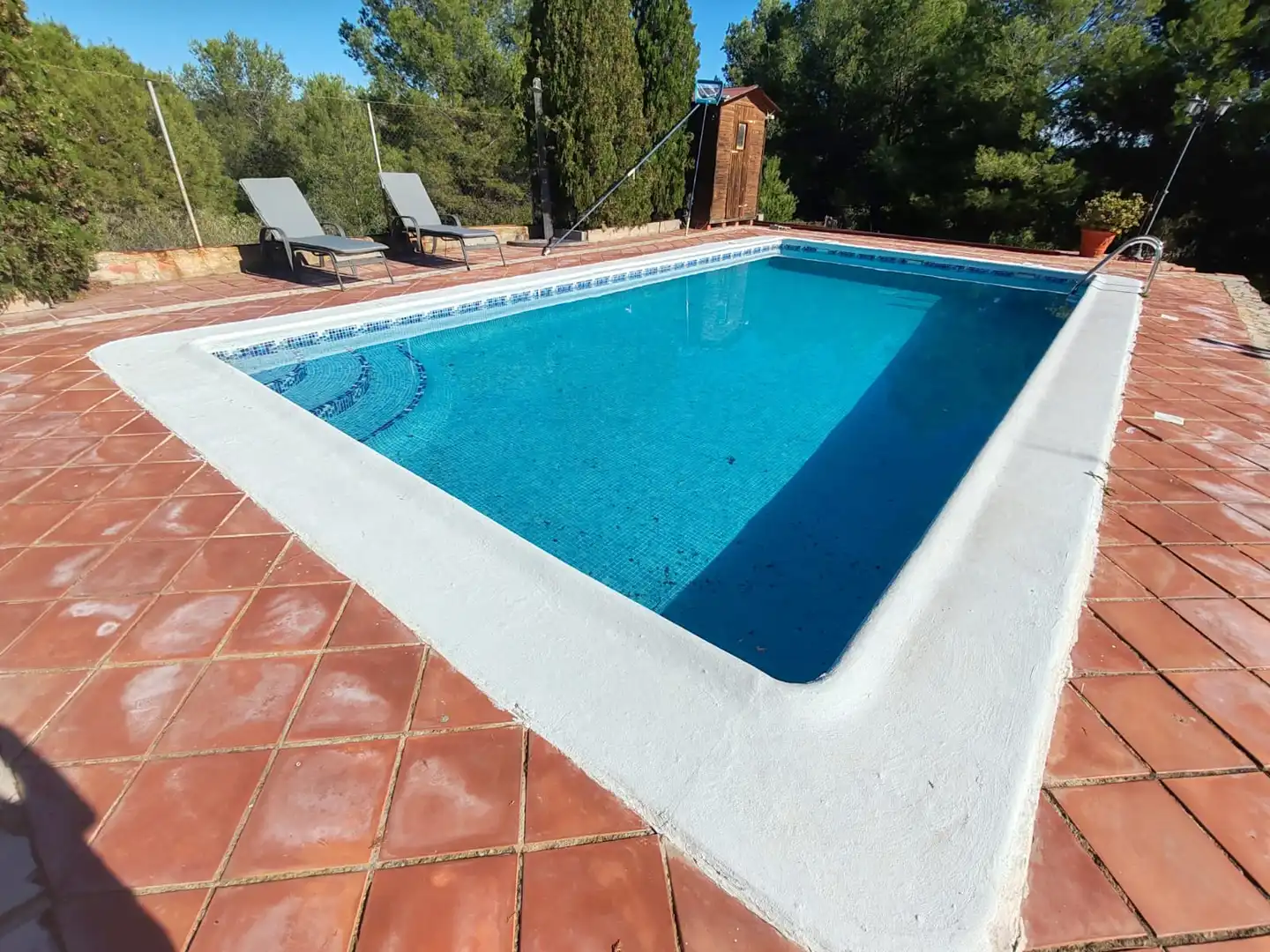 Piscina de Casa adosada en venta en Castellón de la Plana / Castelló de la Plana con Calefacción, Jardín privado y Terraza
