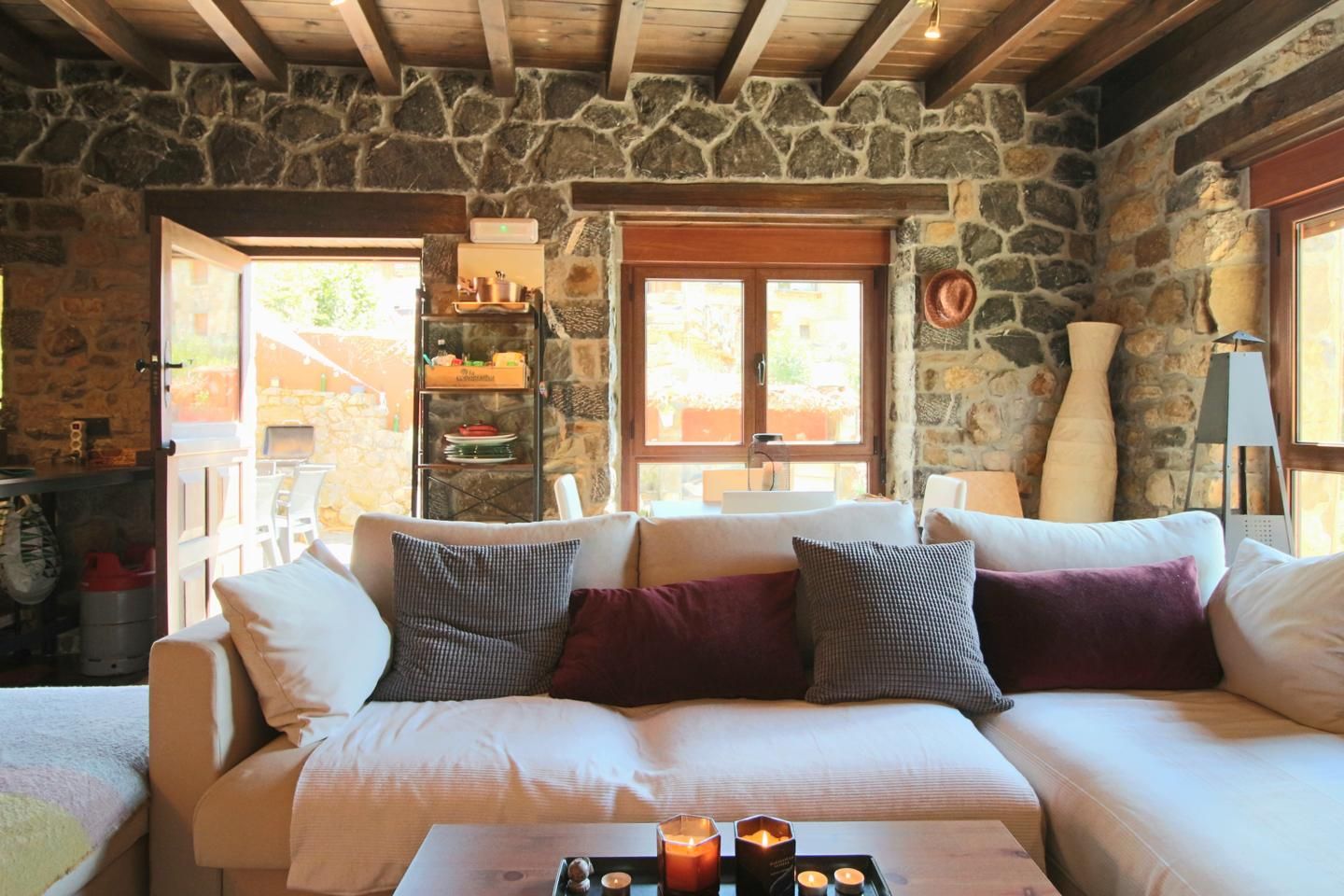 Living room of House or chalet for sale in Caso  with Heating, Private garden and Terrace