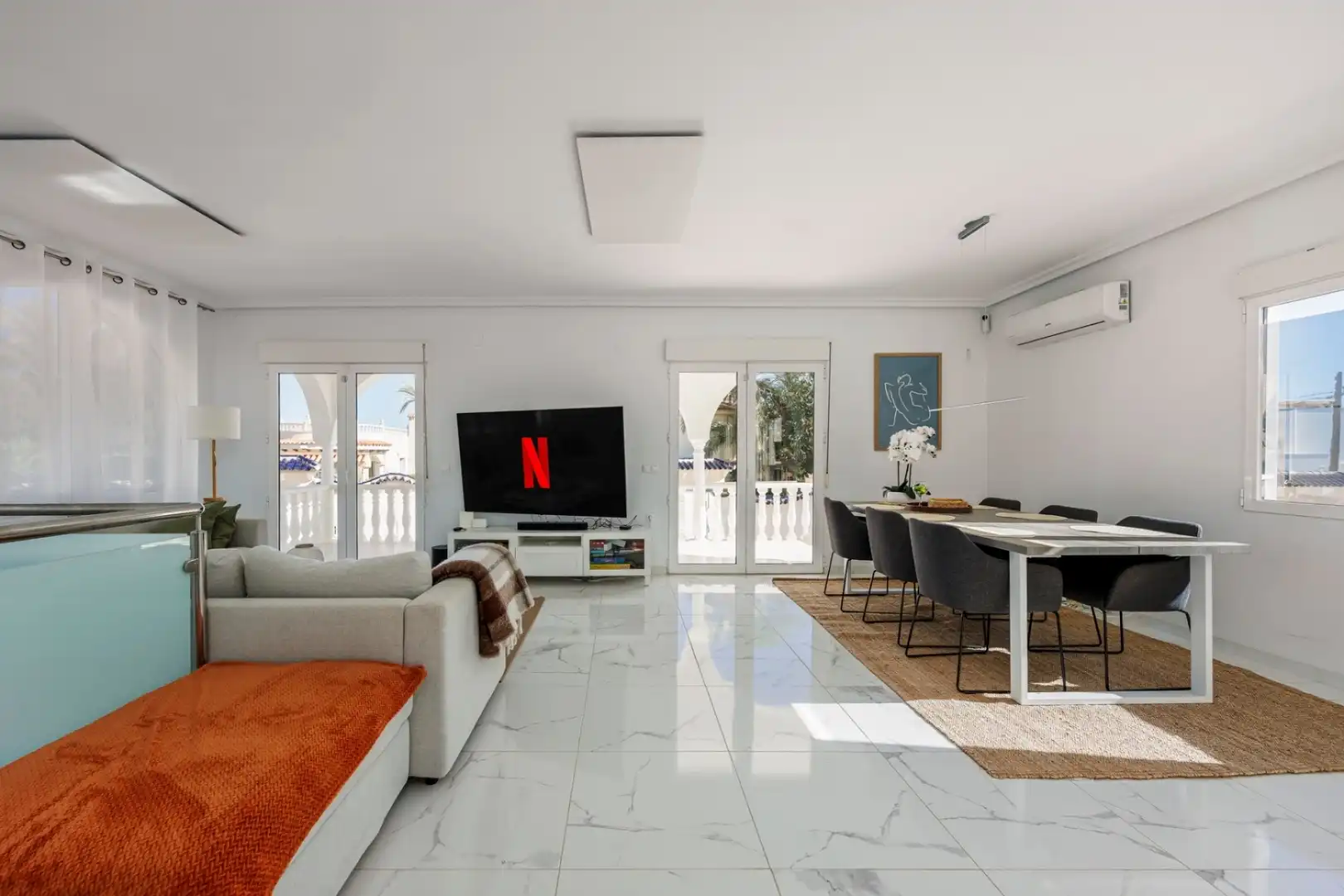 Sala d'estar de Casa o xalet en venda en Rojales amb Aire condicionat, Calefacció i Terrassa