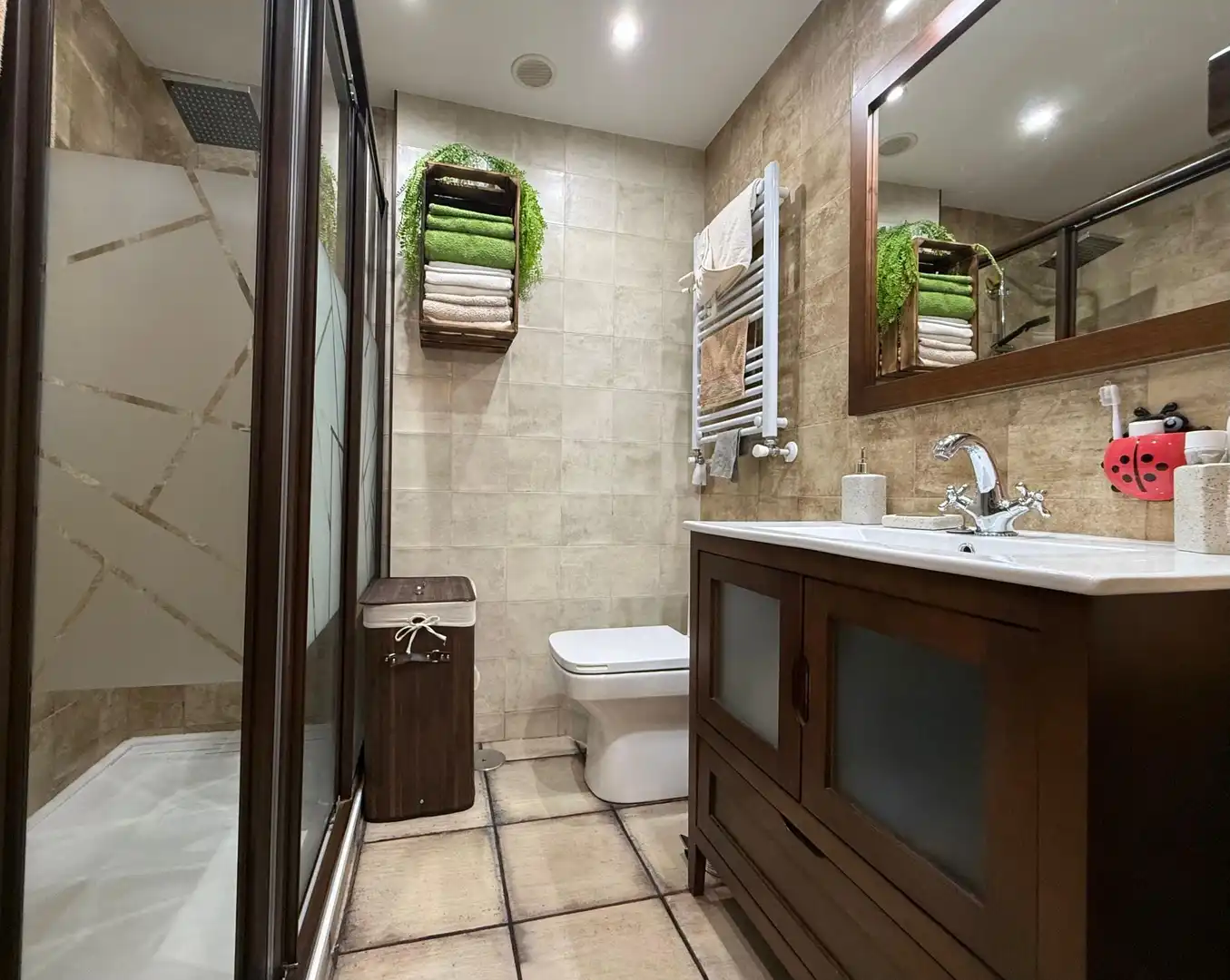 Badezimmer von Wohnung zum Verkauf in Getafe mit Klimaanlage, Heizung und Terrasse