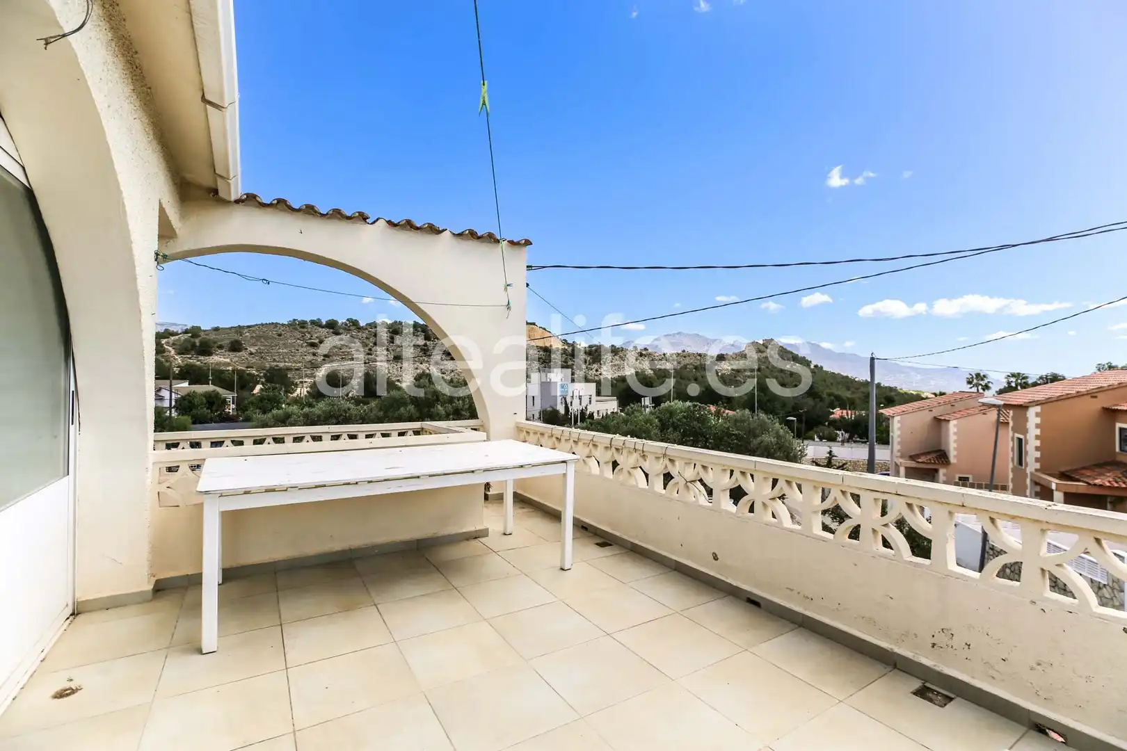 Terraza de Casa o chalet en venta en La Nucia con Aire acondicionado, Jardín privado y Terraza