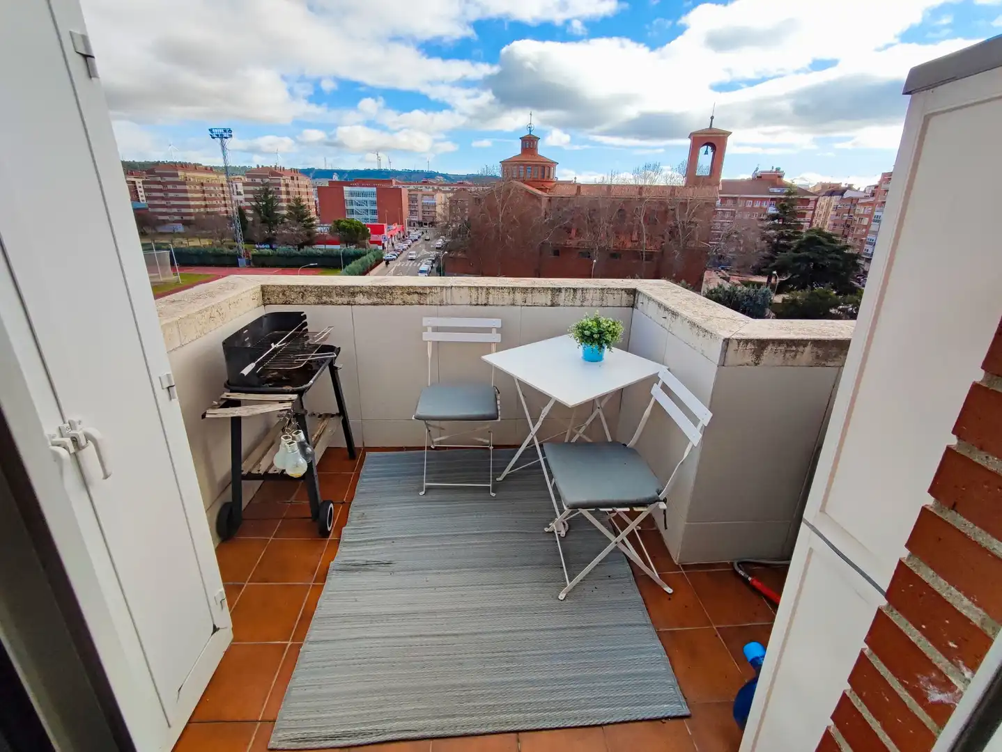 Balcony of Attic for sale in Palencia  with Air Conditioner, Heating and Parquet flooring