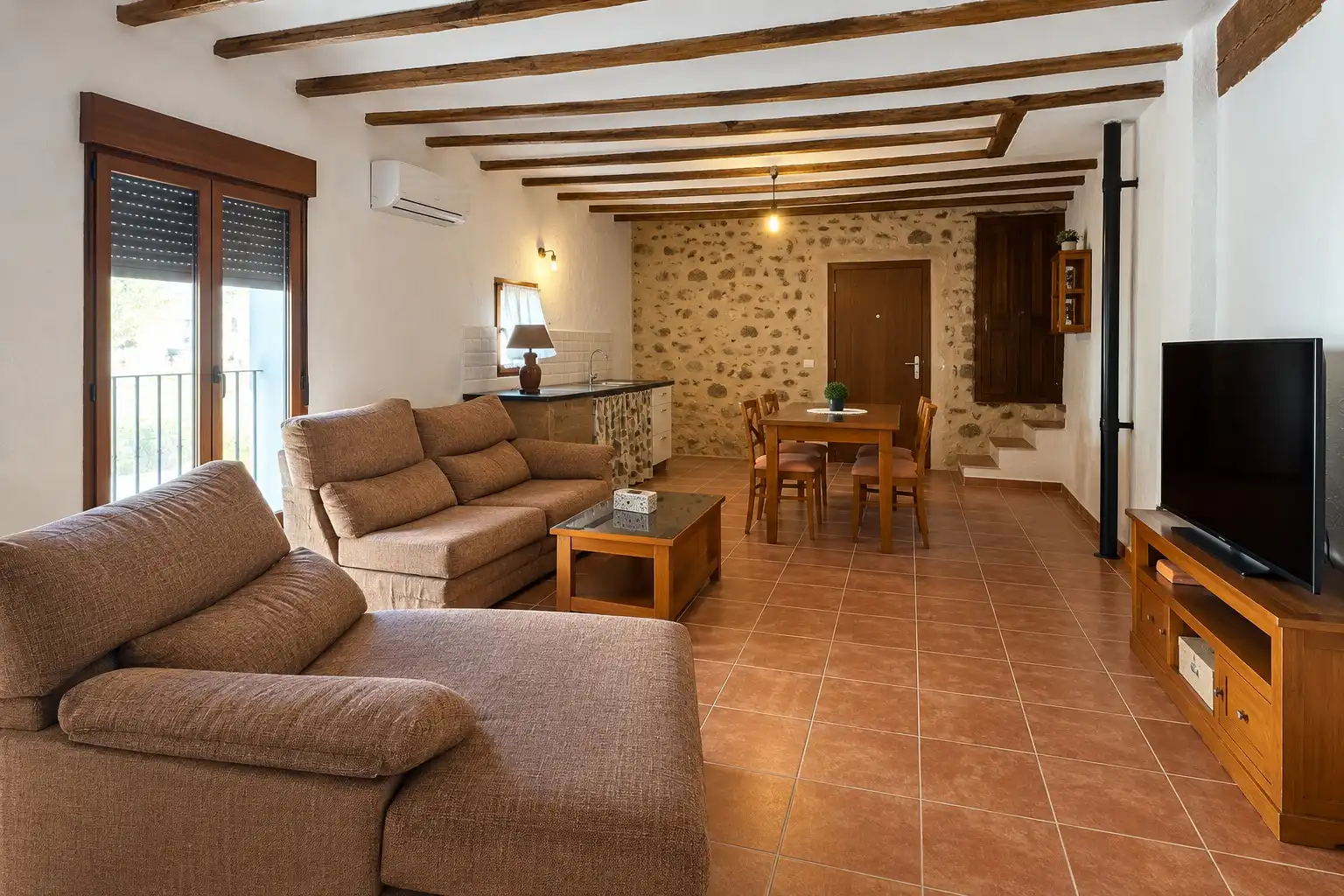 Sala d'estar de Casa o xalet en venda en Matet amb Calefacció i Traster