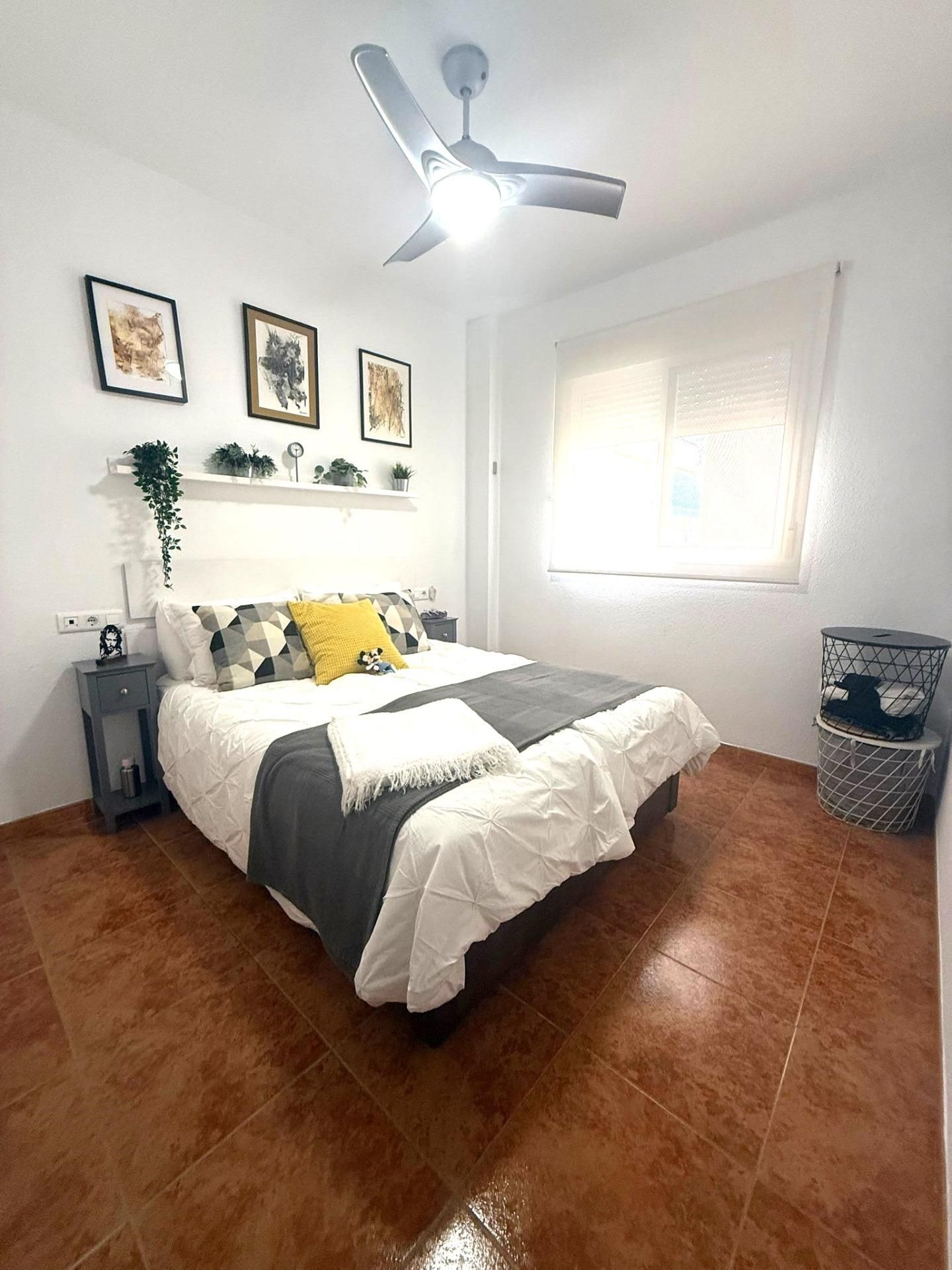 Bedroom of Flat for sale in Málaga Capital  with Air Conditioner, Heating and Storage room