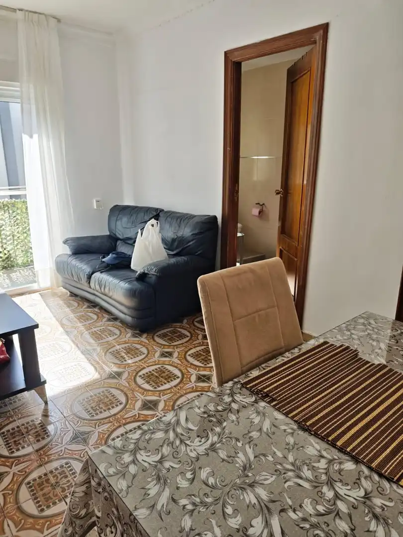 Wohnzimmer von Wohnung zur Miete in Granada mit Privatgarten, Möbliert und Balkon