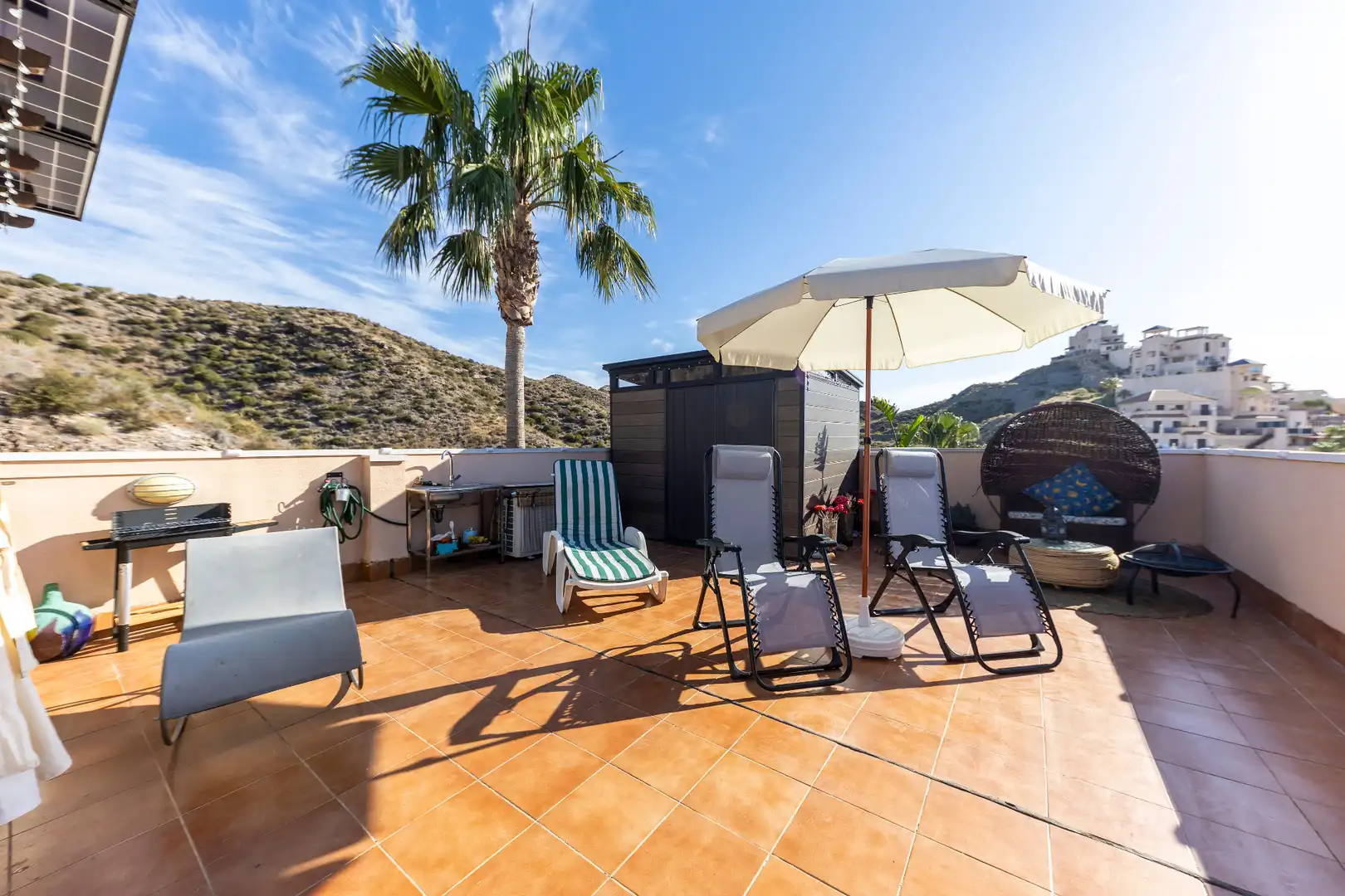 Terrasse von Wohnungen zur Miete in Águilas mit Klimaanlage, Heizung und Terrasse