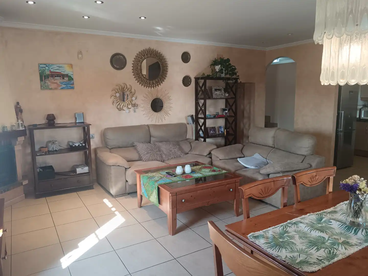 Living room of Houses for sale in Castellón de la Plana / Castelló de la Plana  with Air Conditioner, Heating and Private garden