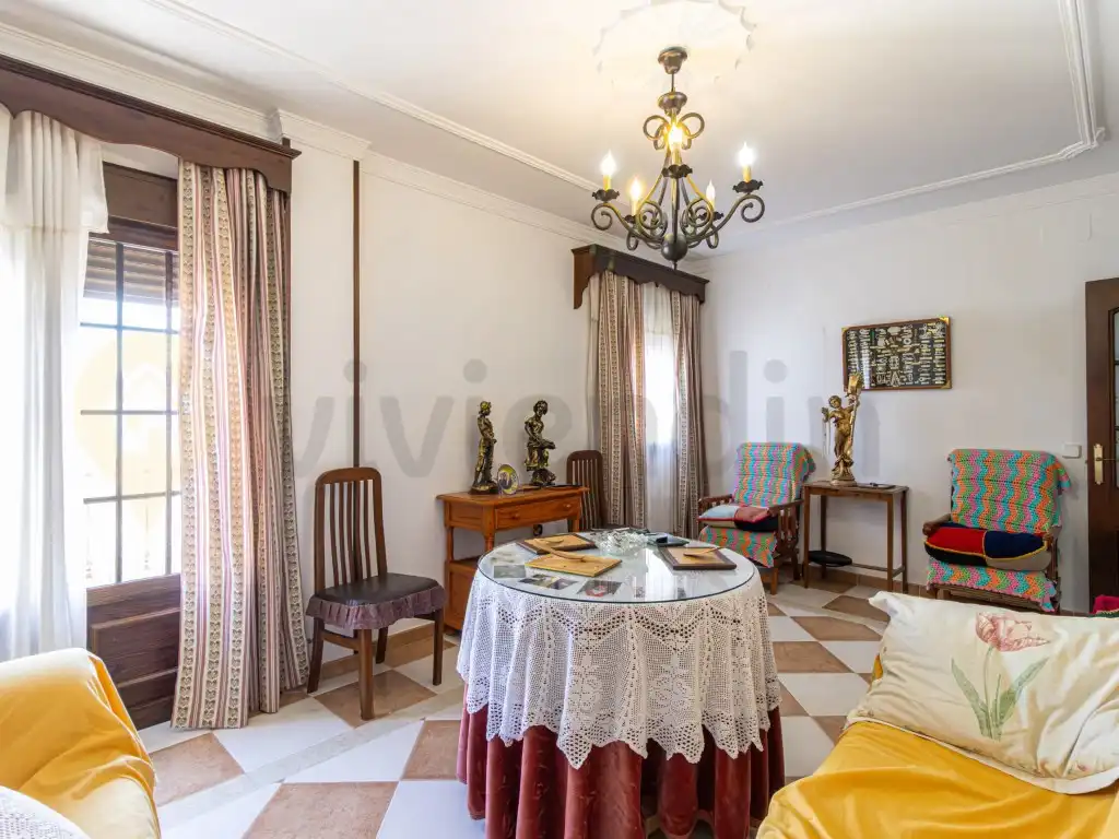 Sala d'estar de Casa o xalet en venda en Paterna de Rivera