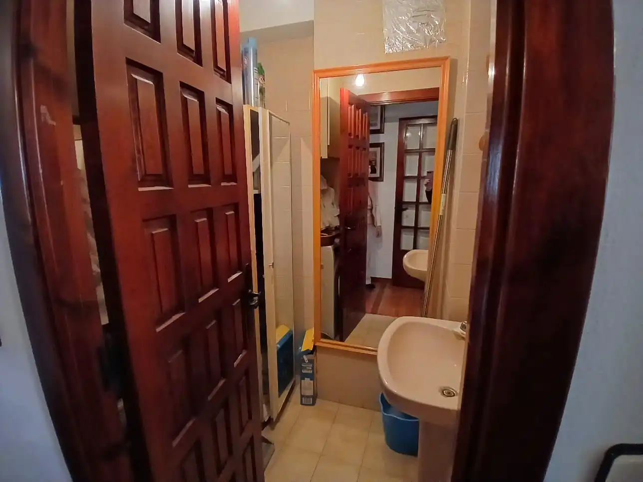 Badezimmer von Maisonette zum Verkauf in Santander mit Heizung, Parkett und Terrasse