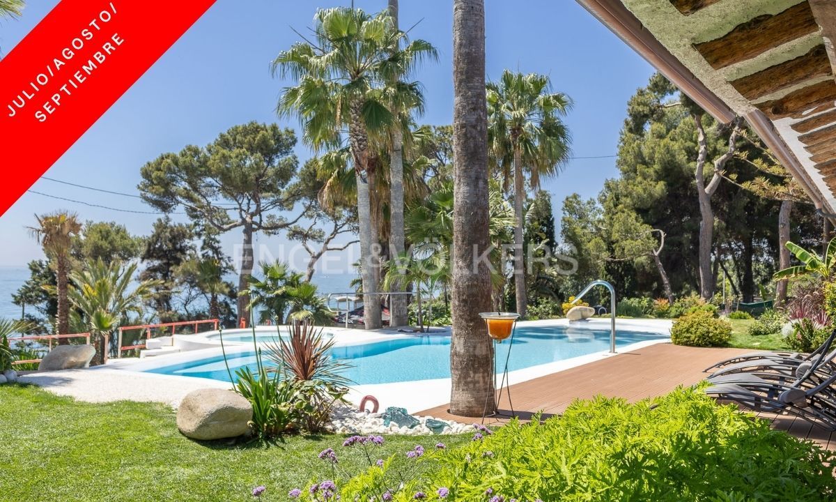 Garden of House or chalet to rent in Mataró  with Air Conditioner, Heating and Private garden