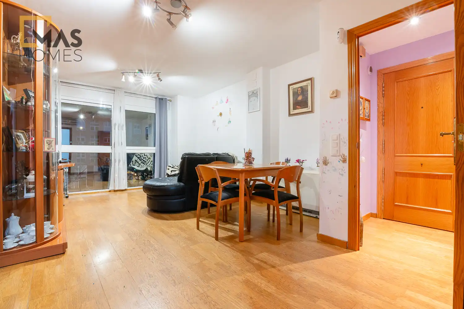 Wohnzimmer von Wohnung zum Verkauf in Terrassa mit Klimaanlage, Heizung und Terrasse