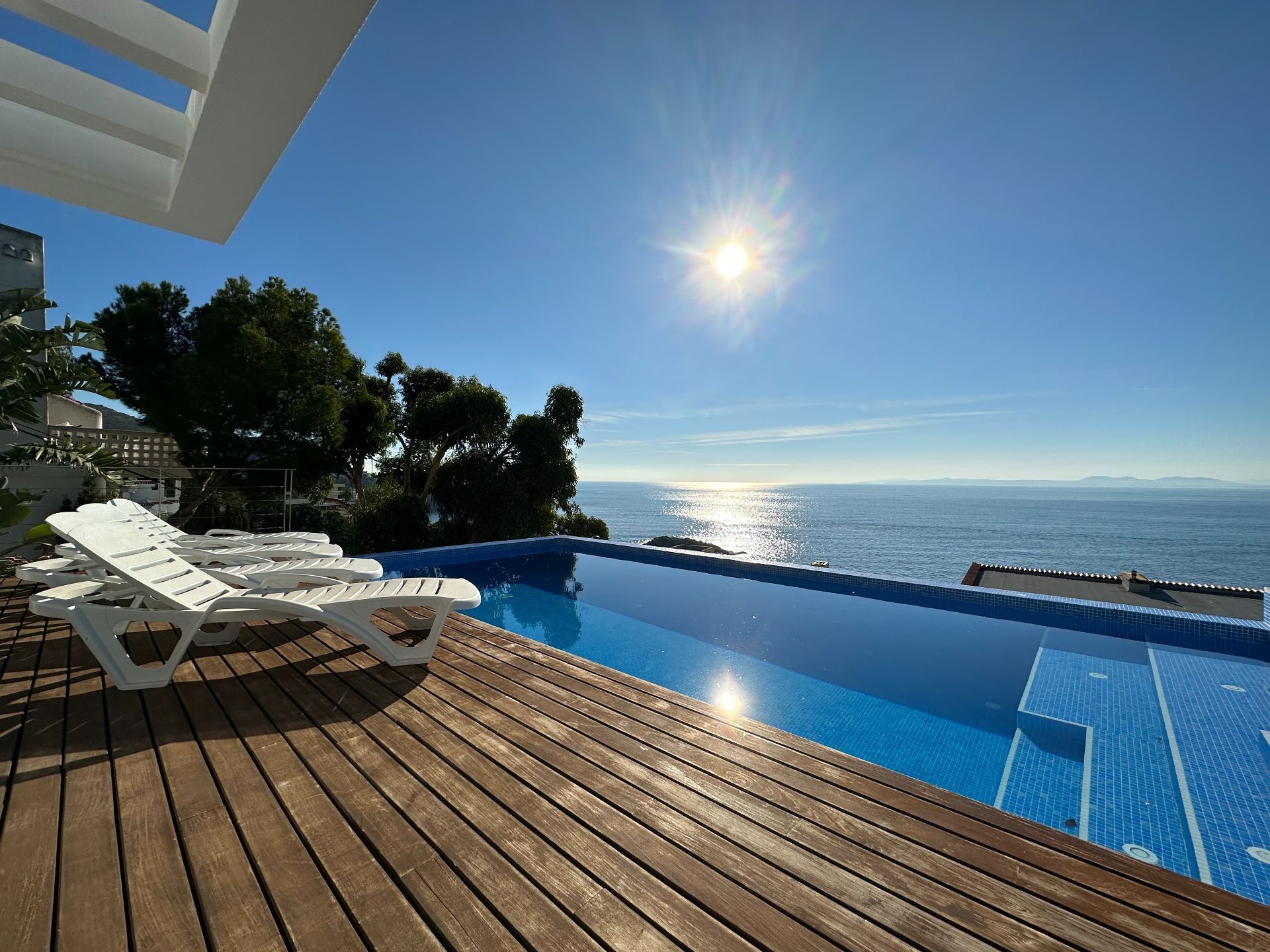 Swimming pool of House or chalet for sale in Roses  with Air Conditioner, Heating and Private garden