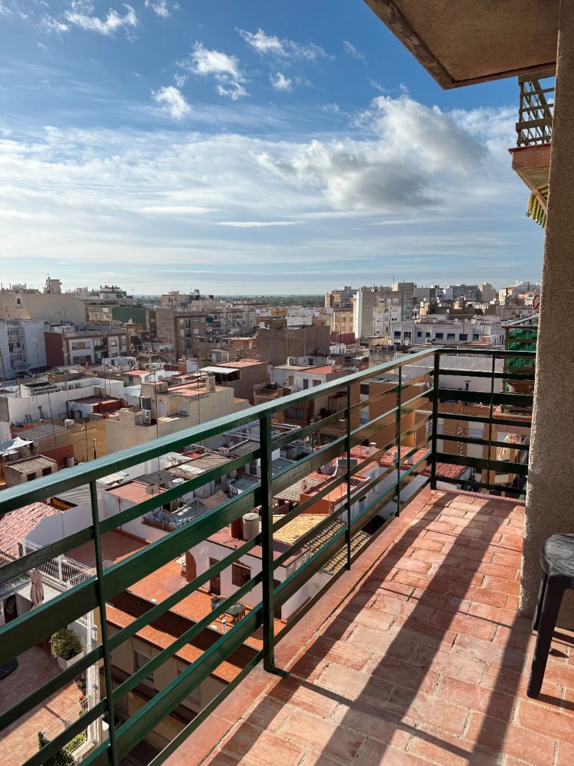 Terrace of Flat for sale in Burriana / Borriana  with Terrace, Furnished and Oven