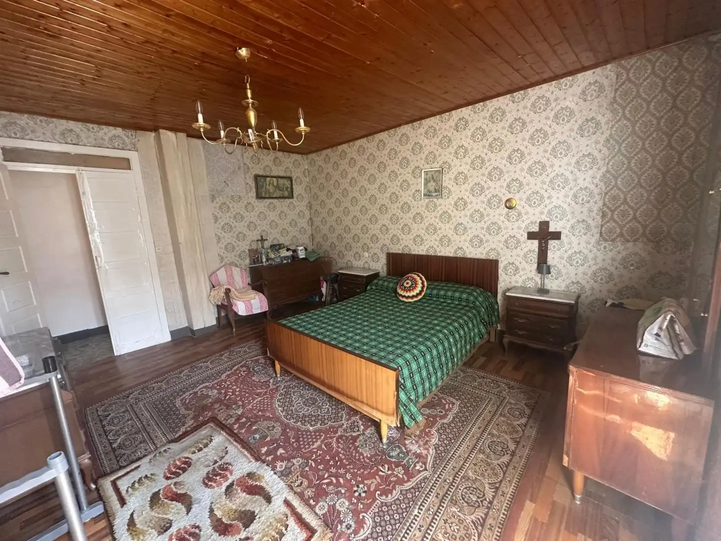 Dormitori de Casa adosada en venda en A Arnoia amb Moblat i Balcó
