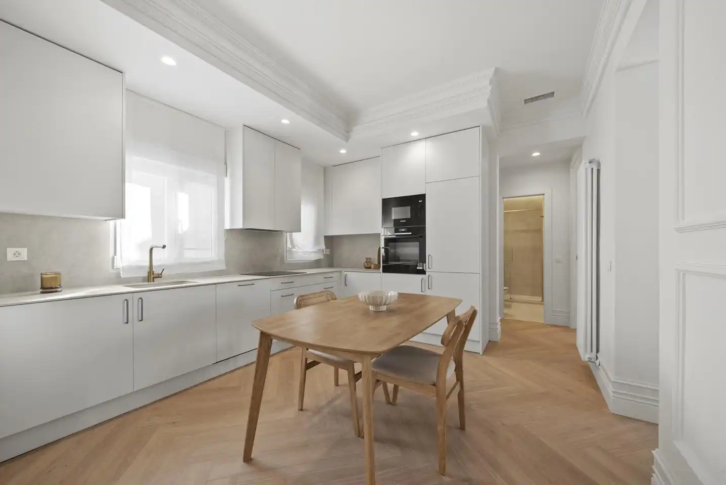 Kitchen of Flat for sale in Madrid  with Air Conditioner, Heating and Furnished