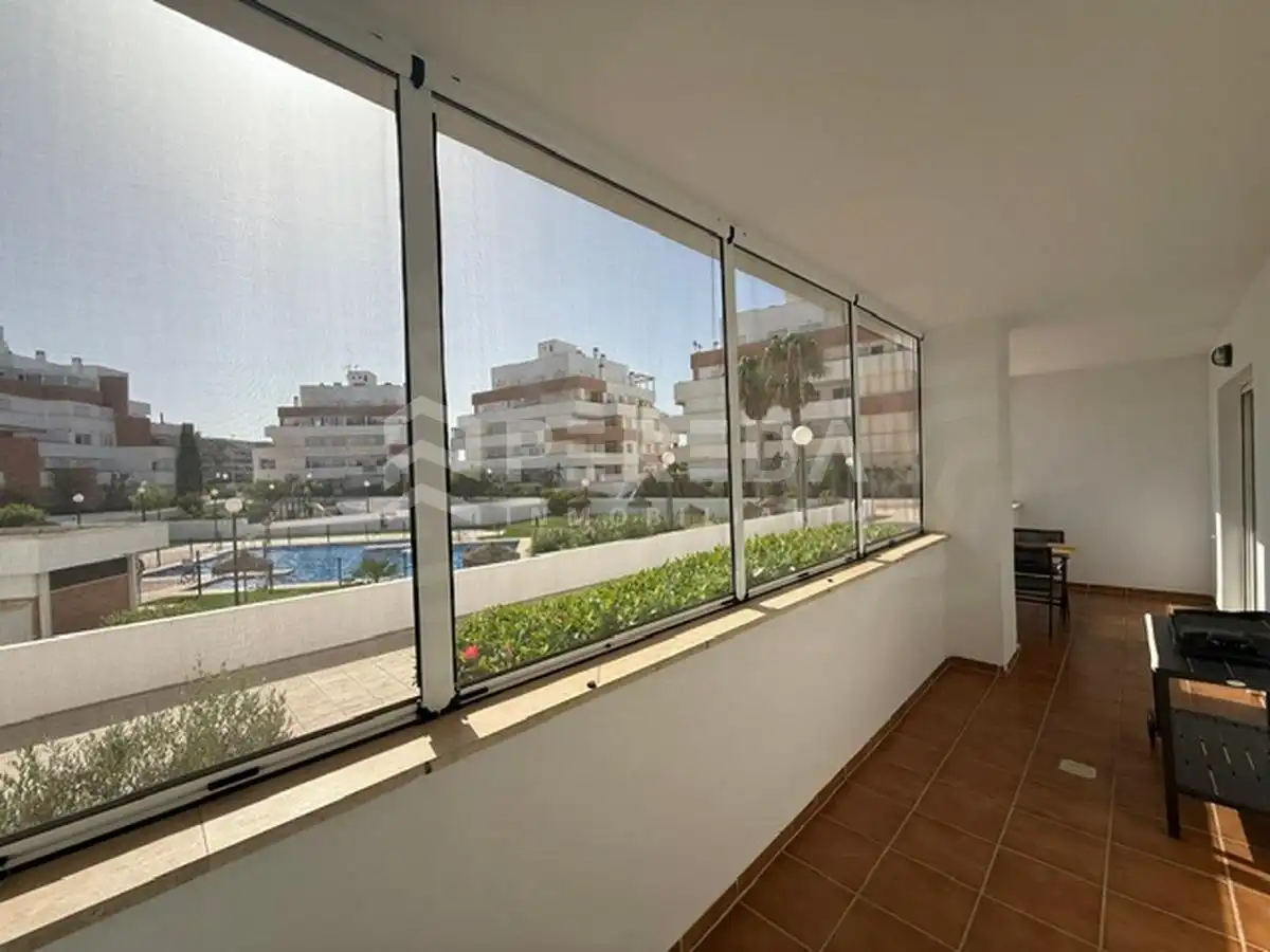 Terrassa de Apartament en venda en Roquetas de Mar amb Aire condicionat, Jardí privat i Terrassa