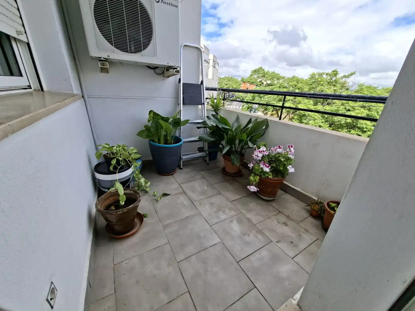 Terraza de Piso de alquiler en Plasencia con Aire acondicionado, Calefacción y Terraza