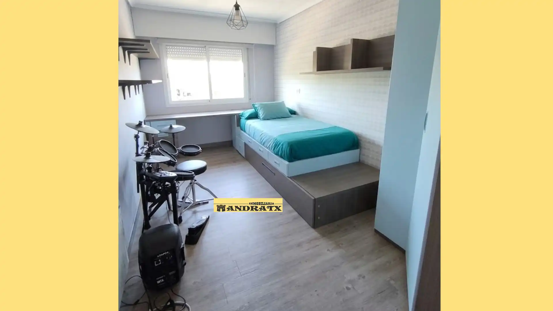 Schlafzimmer von Wohnung zum Verkauf in Narón mit Heizung und Möbliert