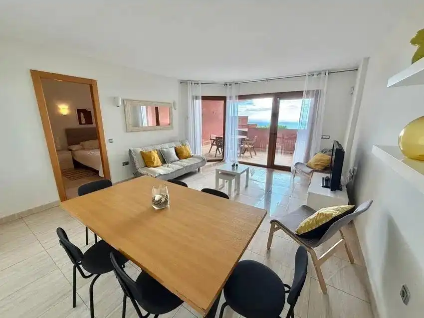 Living room of Attic for sale in Benalmádena  with Air Conditioner, Private garden and Terrace