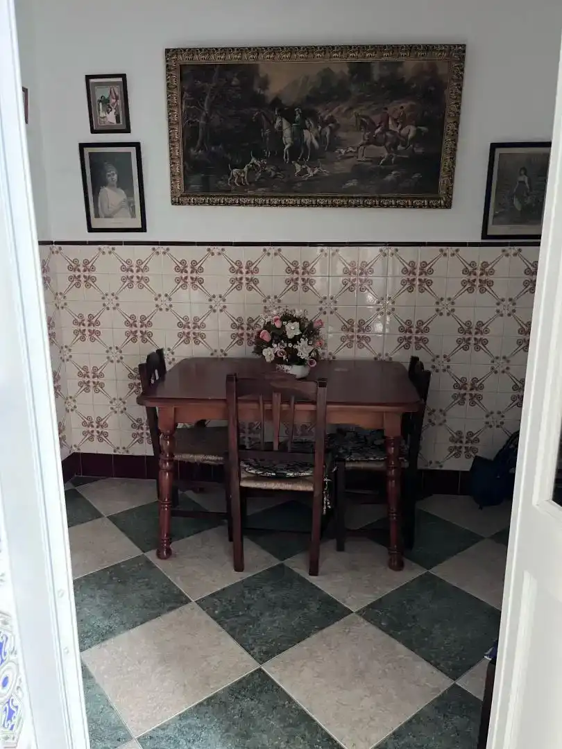 Menjador de Casa adosada en venda en Bornos amb Aire condicionat i Balcó
