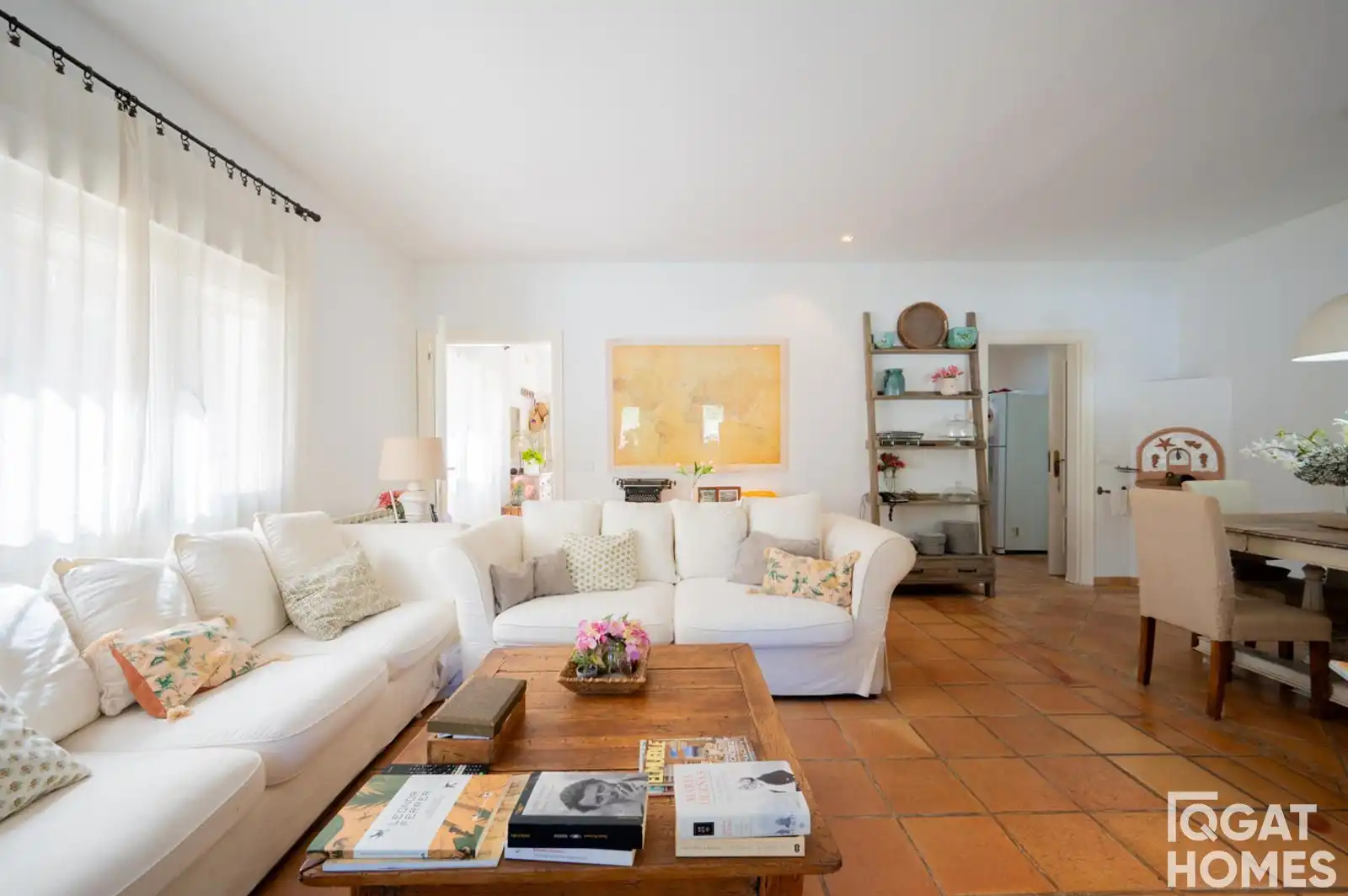 Sala d'estar de Casa o xalet en venda en Rubí amb Calefacció, Terrassa i Traster