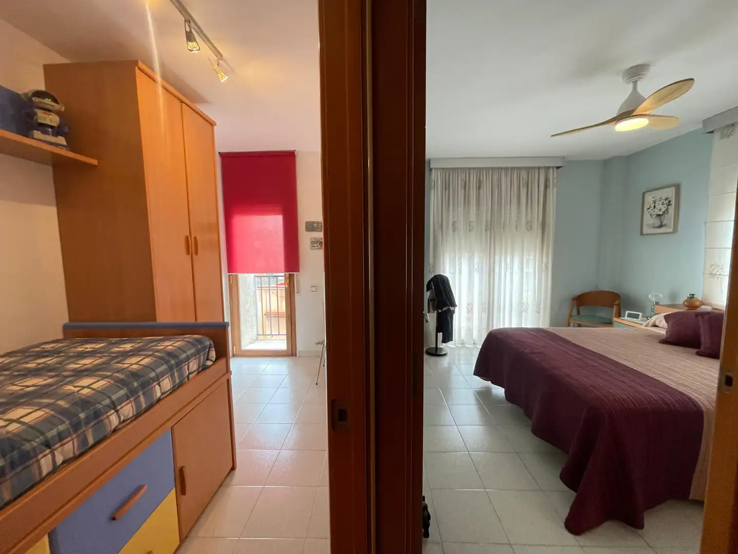 Bedroom of Detached homes for sale in Santa Coloma de Gramenet  with Air Conditioner, Heating and Terrace