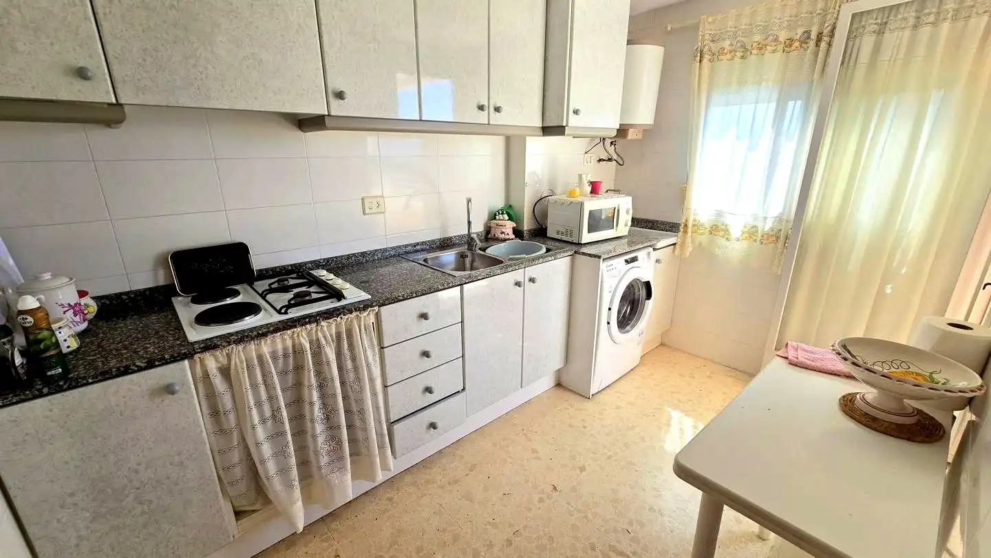 Kitchen of Apartments for rent in Gandia  with Terrace, Furnished and Community pool