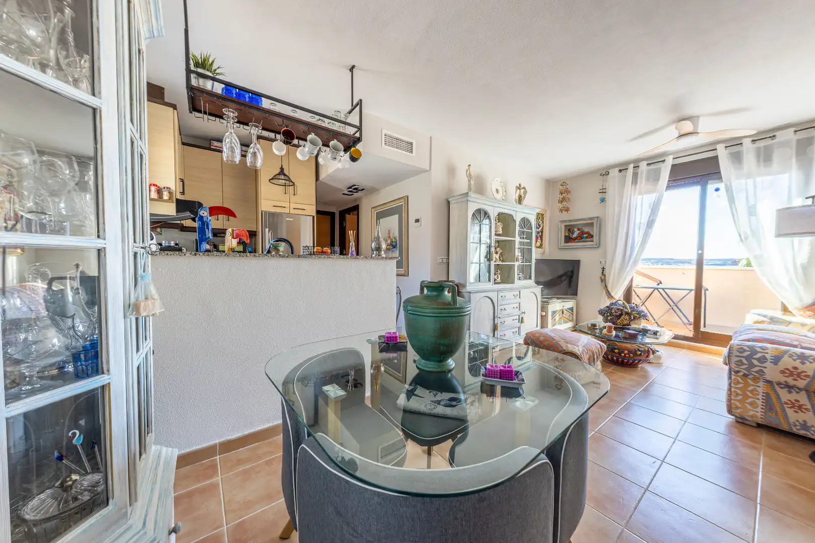 Küche von Wohnungen zur Miete in Águilas mit Klimaanlage, Heizung und Terrasse