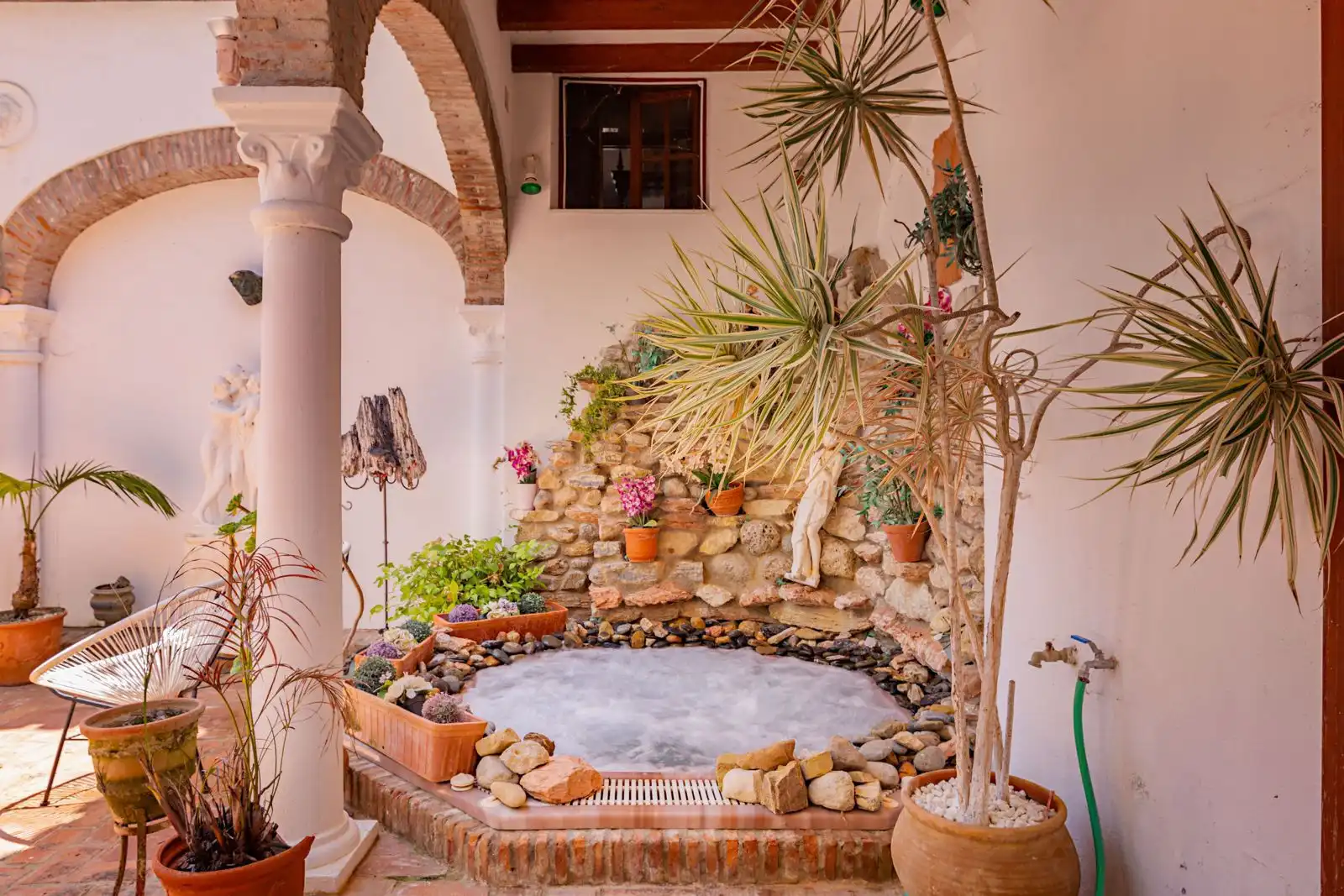 Terrassa de Casa o xalet en venda en Manilva amb Aire condicionat, Jardí privat i Terrassa