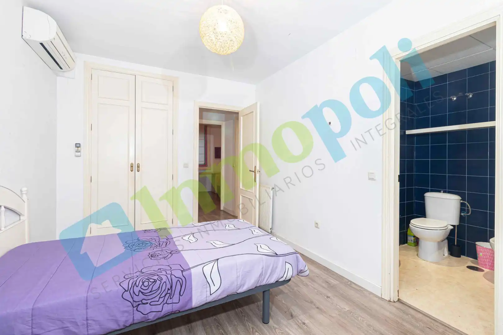 Schlafzimmer von Wohnung zum Verkauf in Badajoz mit Klimaanlage, Heizung und Privatgarten