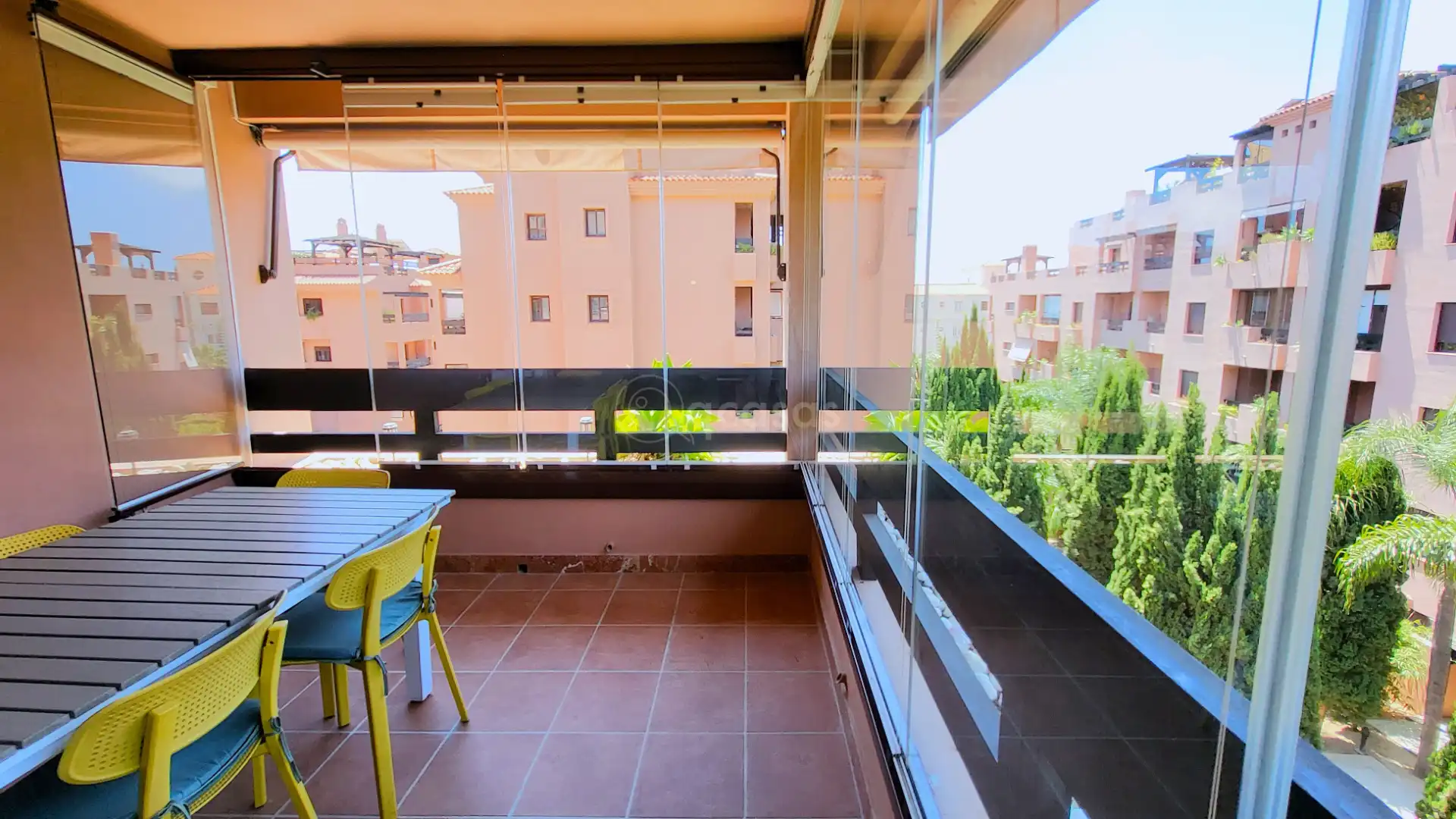 Terrace of Flat for sale in Benalmádena  with Air Conditioner, Terrace and Furnished