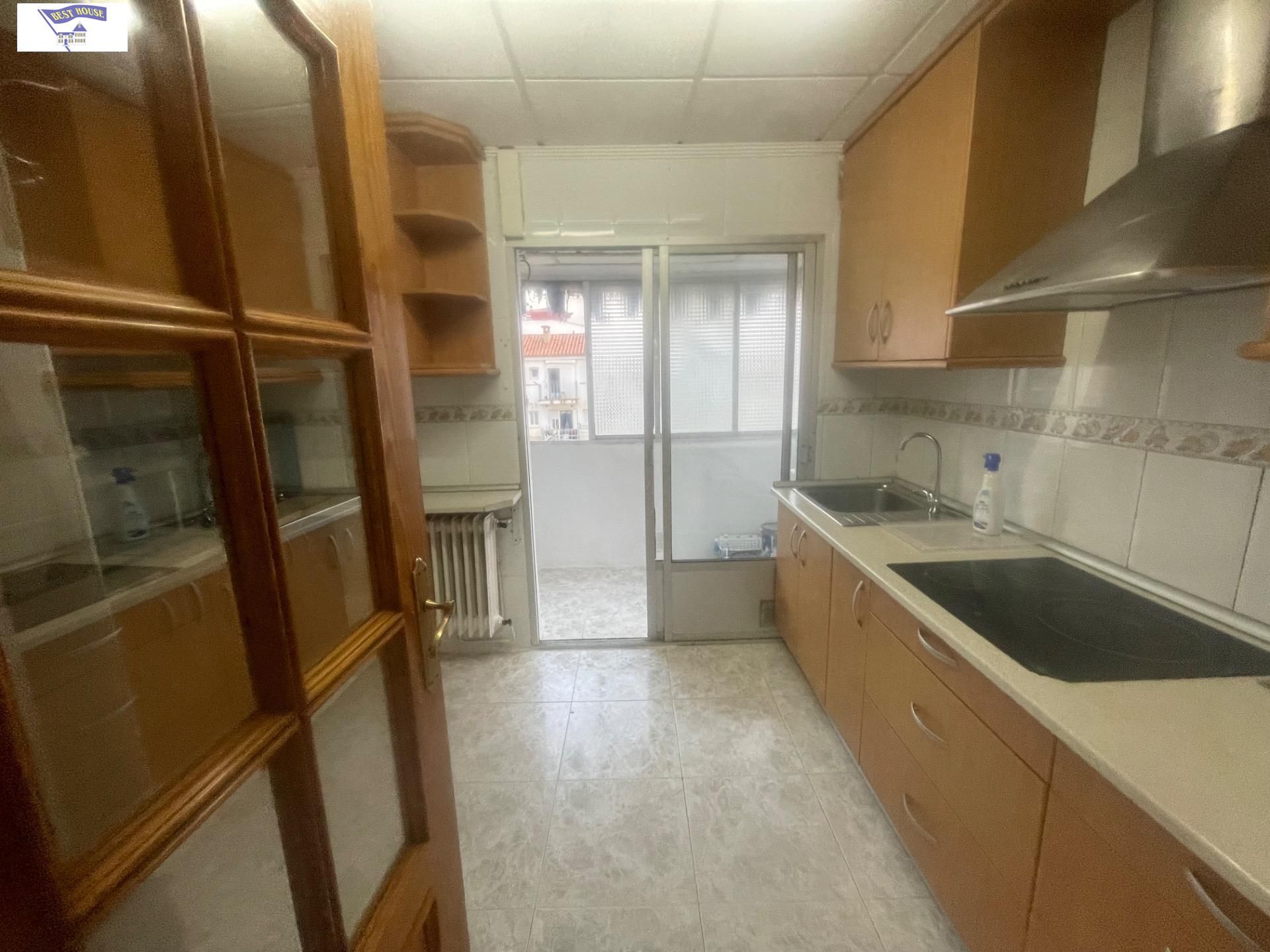 Kitchen of Flat for sale in  Albacete Capital  with Heating, Terrace and Storage room