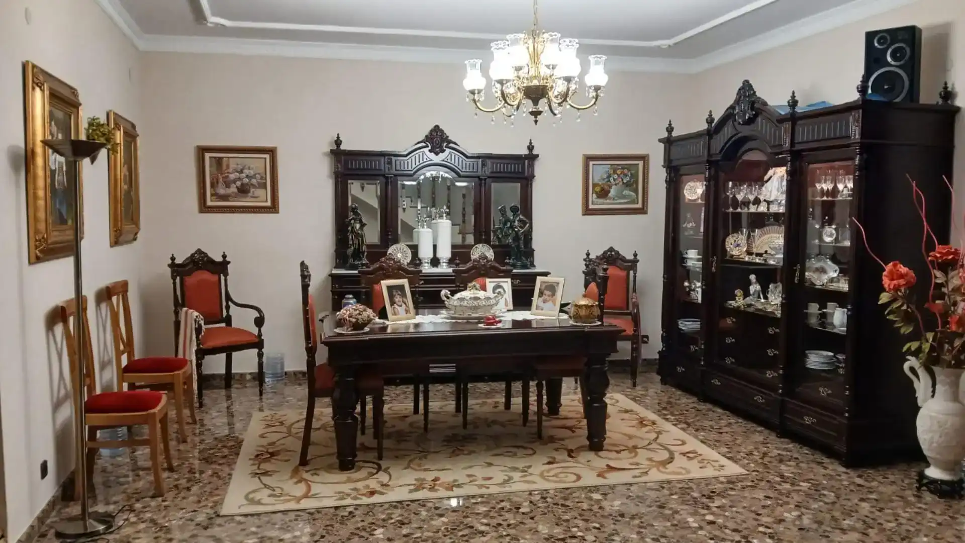 Menjador de Casa o xalet en venda en Lopera amb Aire condicionat, Jardí privat i Traster