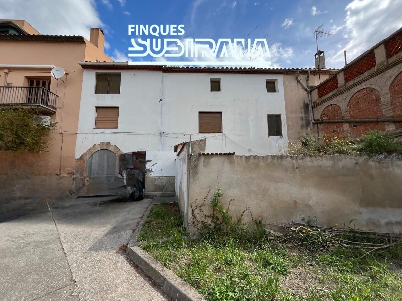 Exterior view of House or chalet for sale in La Pobla de Claramunt  with Heating and Storage room