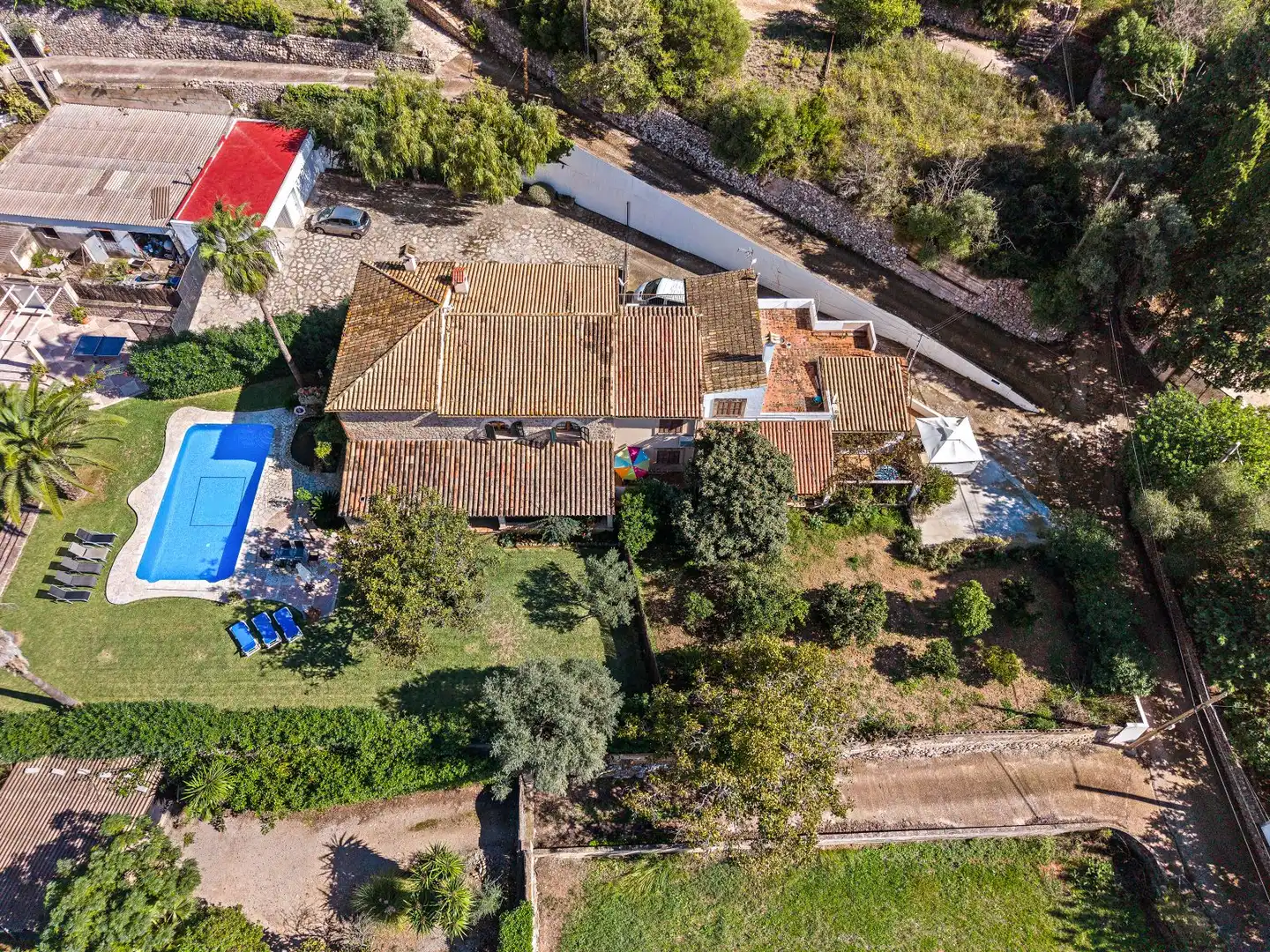 Exterior view of Country homes for sale in Pollença  with Air Conditioner, Heating and Private garden