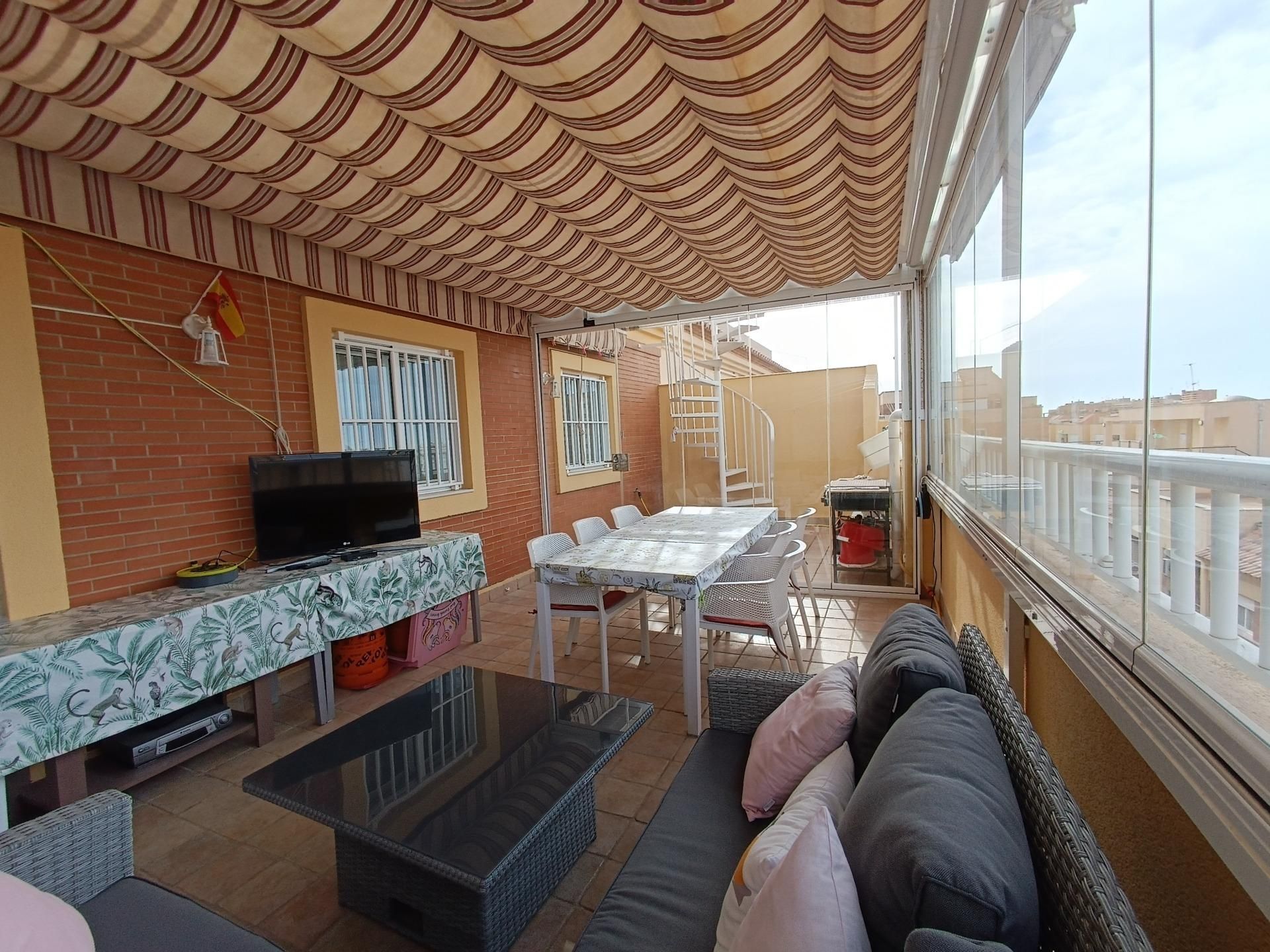 Terrassa de Àtic en venda en Roquetas de Mar amb Aire condicionat, Calefacció i Terrassa