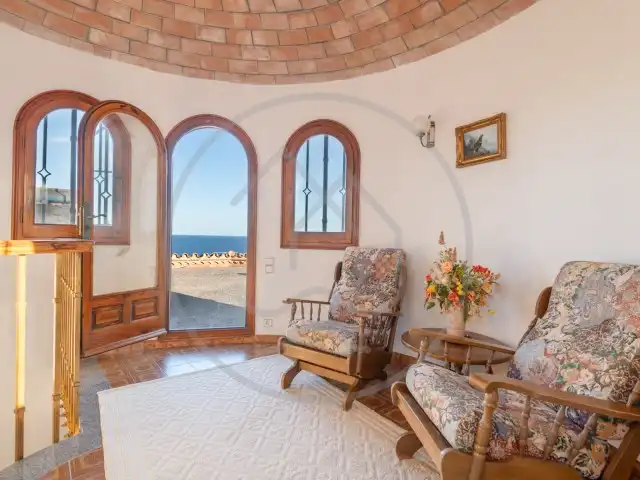 Wohnzimmer von Haus oder Chalet zum Verkauf in Palafrugell mit Klimaanlage, Heizung und Privatgarten
