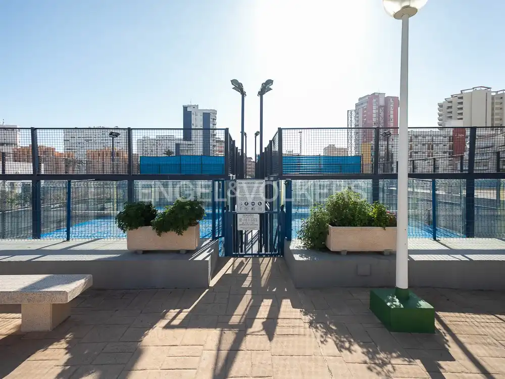 Swimming pool of Flat for rent in La Pobla de Farnals  with Air Conditioner, Heating and Private garden