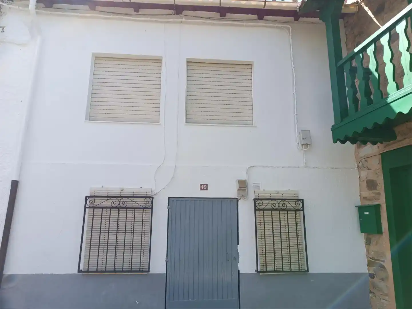 Vista exterior de Casa adosada en venda en Brazuelo amb Traster, Moblat i Forn