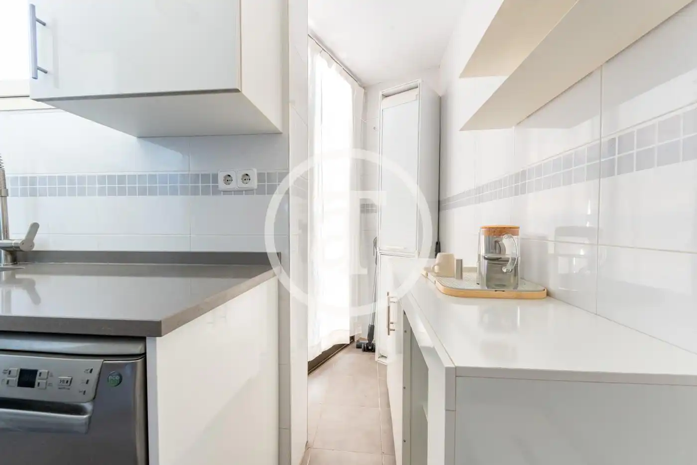 Cocina de Piso de alquiler en Madrid con Aire acondicionado, Calefacción y Amueblado