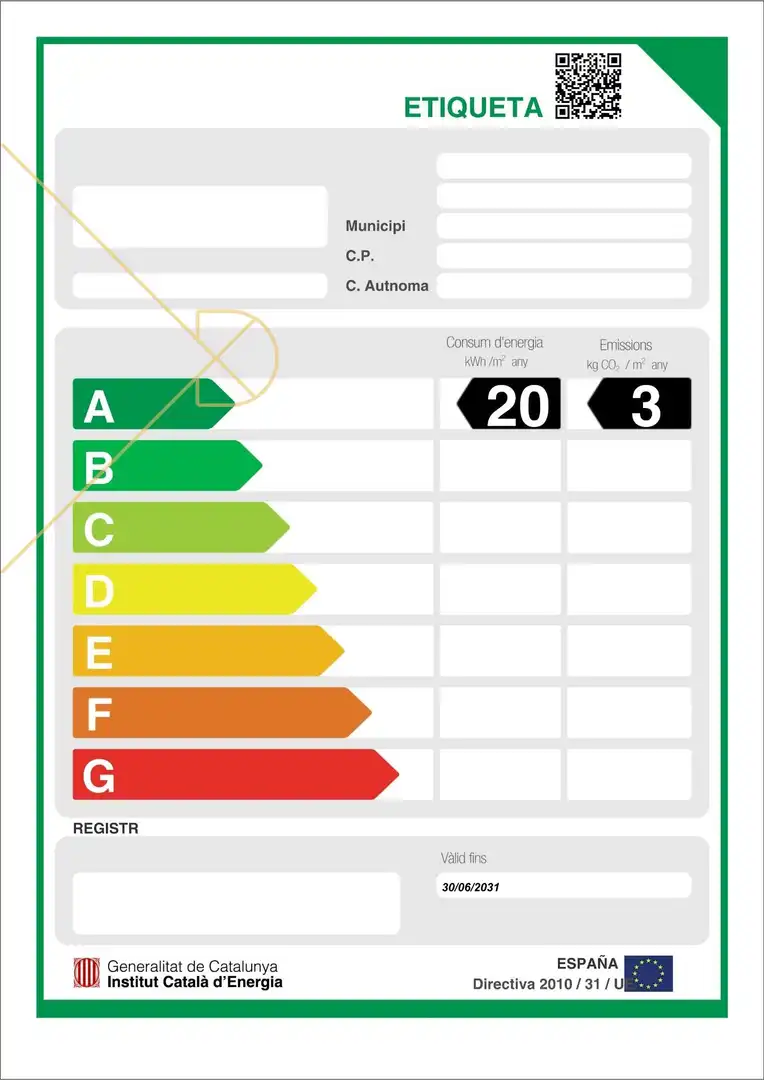 Außenansicht von Wohnung zum Verkauf in Barcelona mit Klimaanlage, Heizung und Parkett