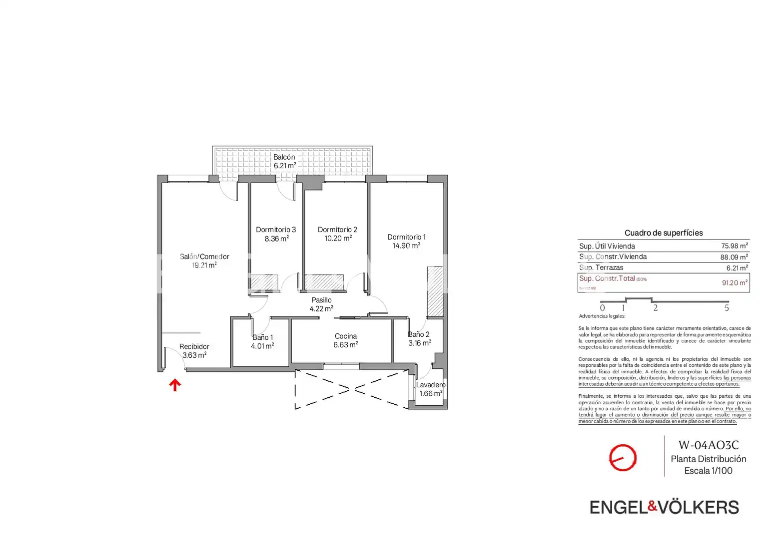 Piso en venta en Valencia con Aire acondicionado, Calefacción y Amueblado