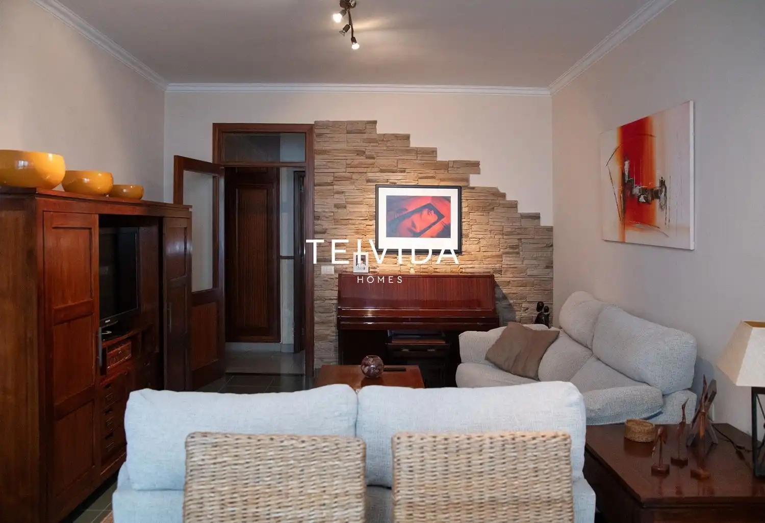 Sala de estar de Piso en venta en Guía de Isora con Terraza y Trastero