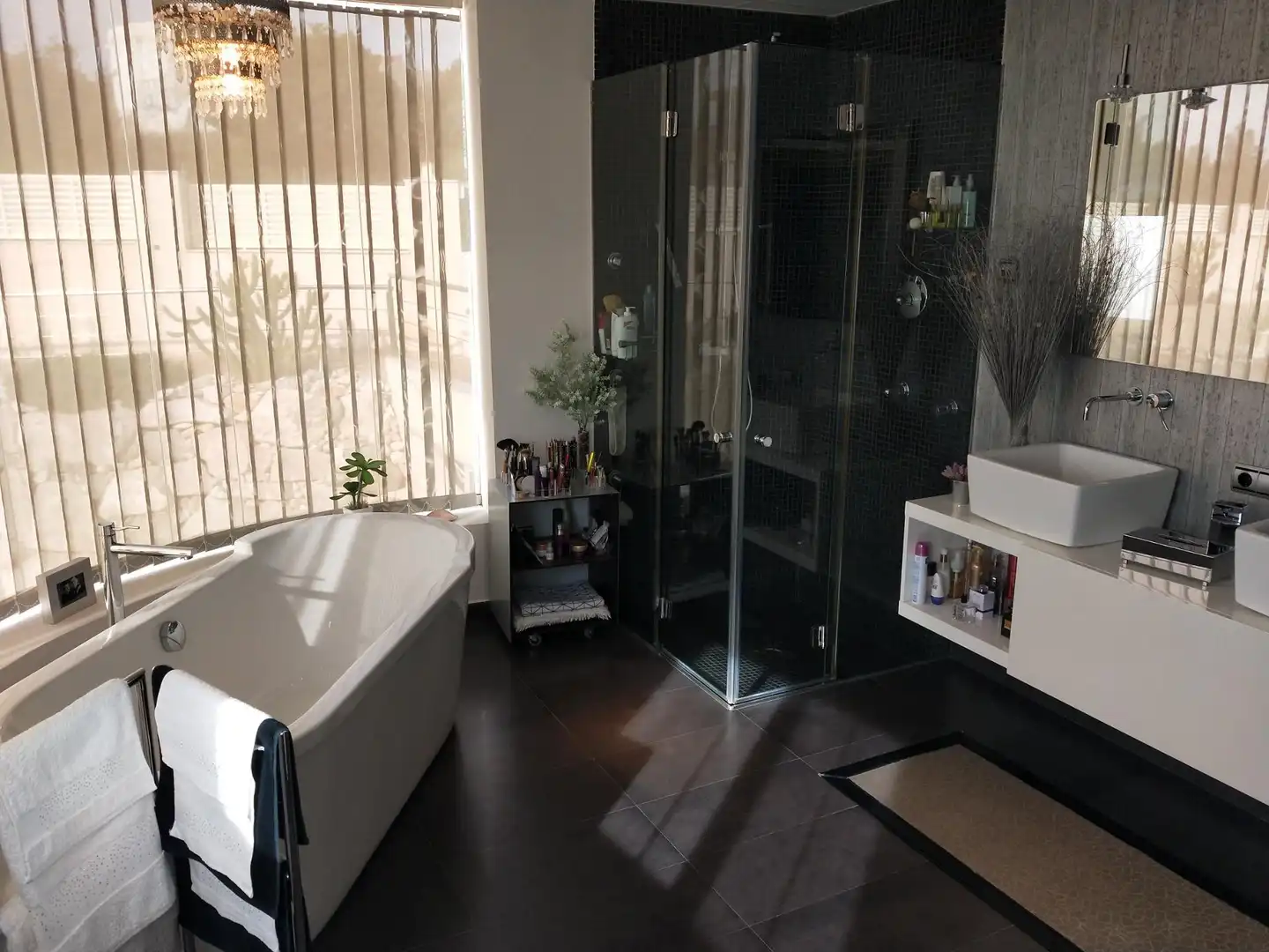 Badezimmer von Haus oder Chalet zum Verkauf in Cunit mit Klimaanlage, Heizung und Privatgarten