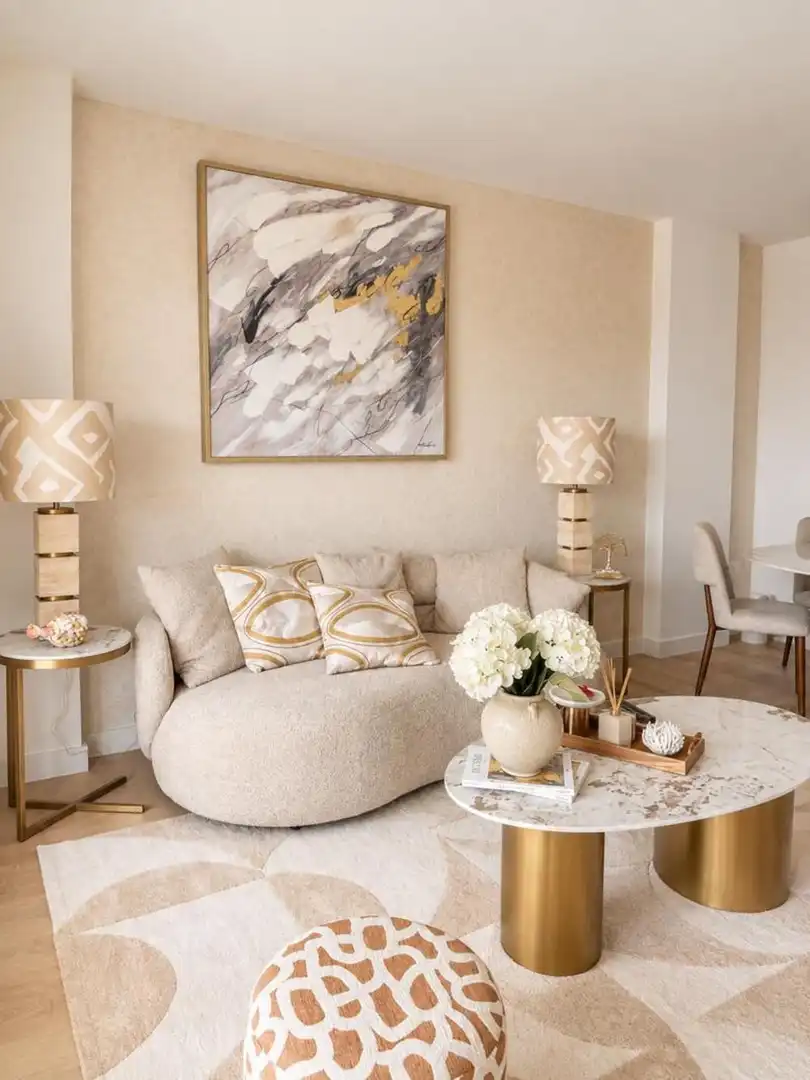 Living room of Apartments for rent in Nueva Andalucía