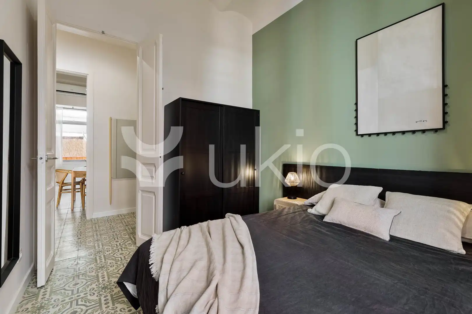 Habitación de Apartamento de alquiler en Barcelona con Aire acondicionado, Calefacción y Terraza