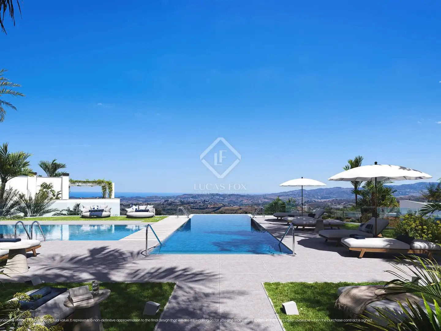 Swimming pool of Attic for sale in Mijas  with Air Conditioner, Heating and Terrace