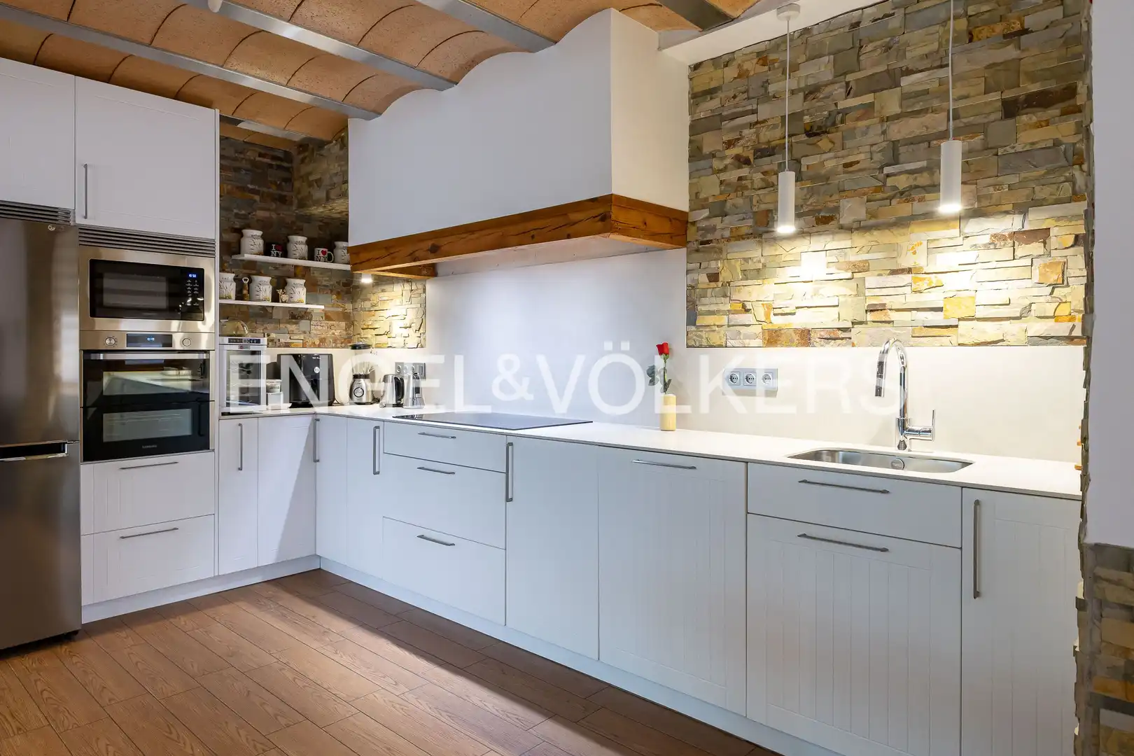 Cocina de Casa o chalet en venta en Venturada con Aire acondicionado, Calefacción y Jardín privado