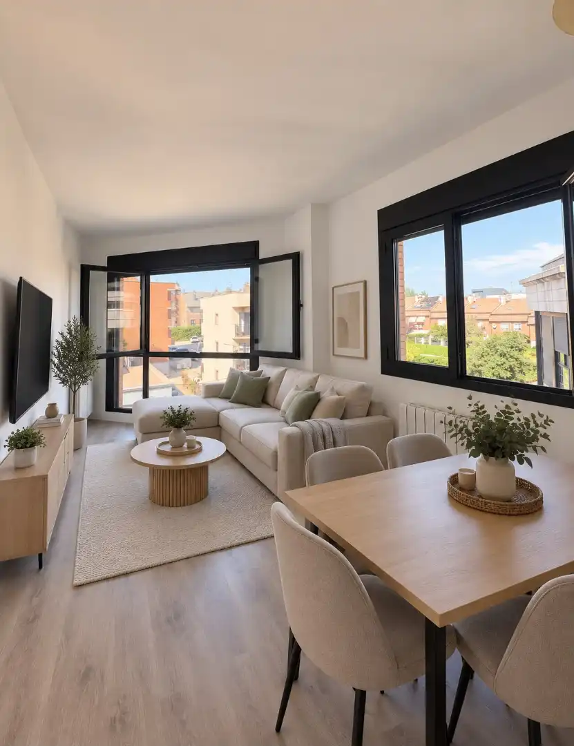Sala d'estar de Pis en venda en Las Rozas de Madrid amb Aire condicionat, Calefacció i Forn